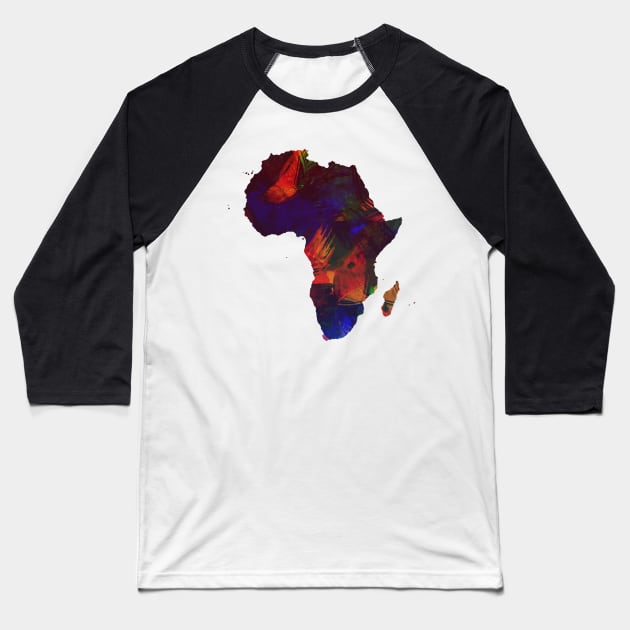 africa Baseball T-Shirt by MSB